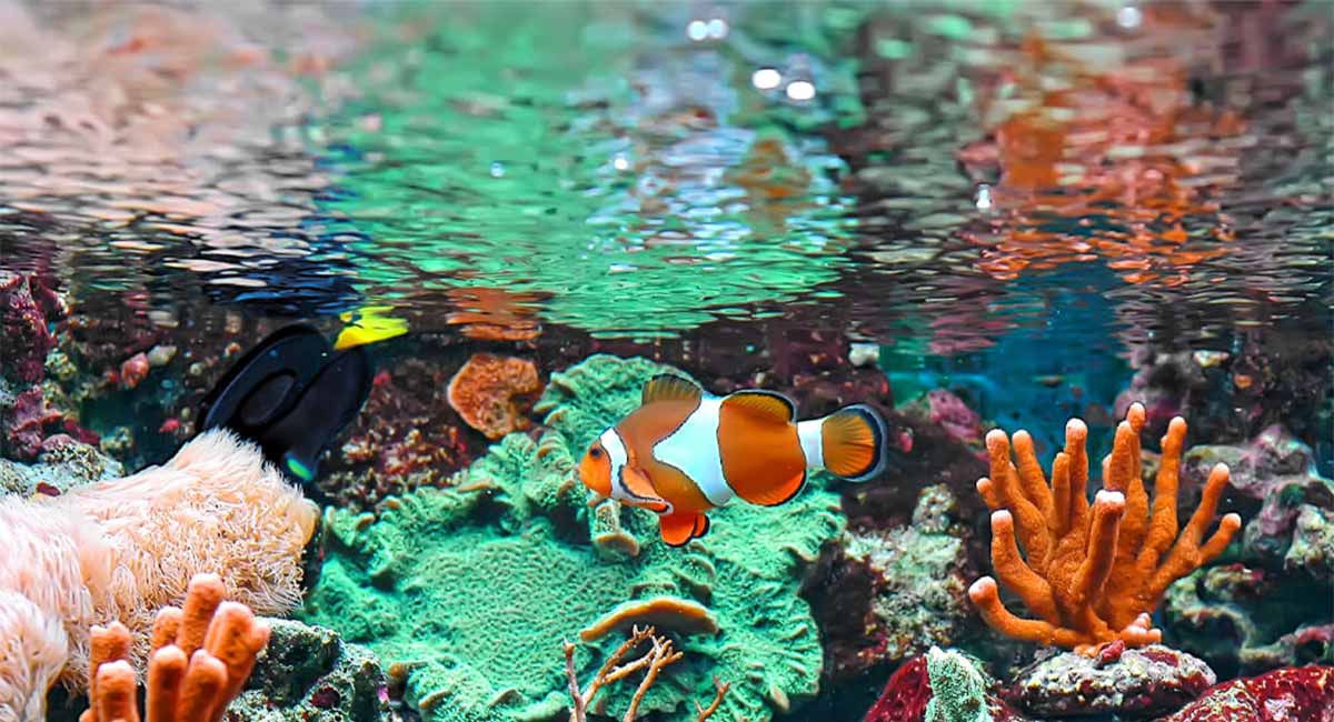 Kristal Berraklığında Akvaryum Suyu